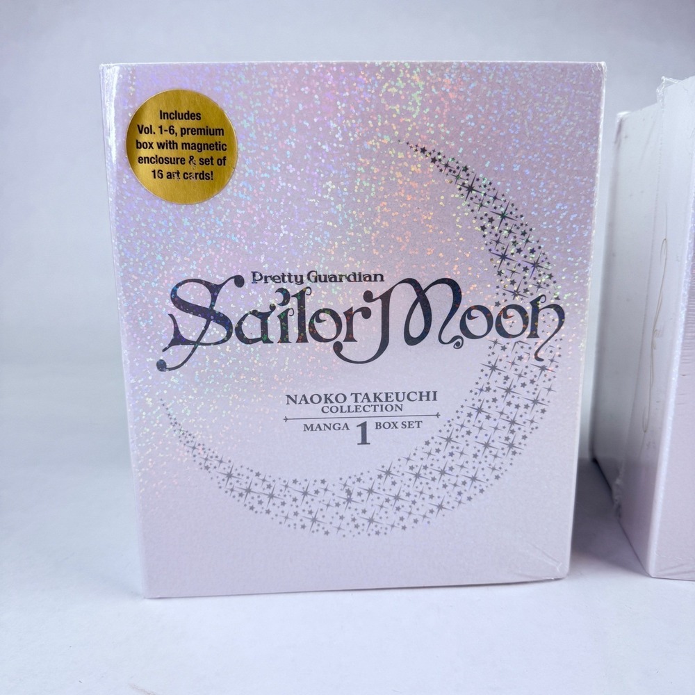 Sailor Moon Naoko Takeuchi Collection Manga Box Set 1 Vols 1-6 Art Cards New